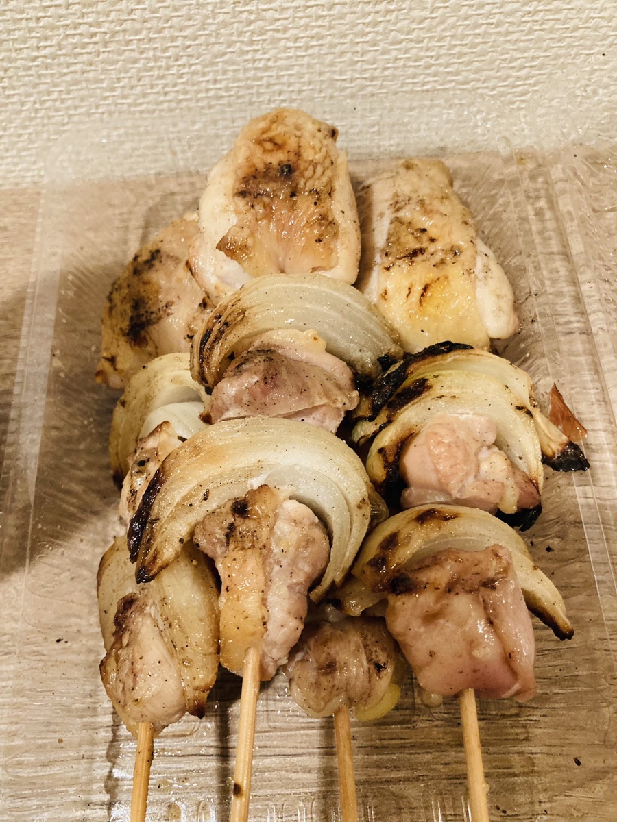 炭火焼き鳥(塩)のテイクアウトパック
